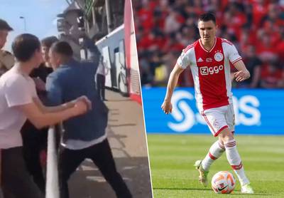Un joueur de l'Ajax assène un violent coup de poing à un supporter qui avait insulté son coéquipier