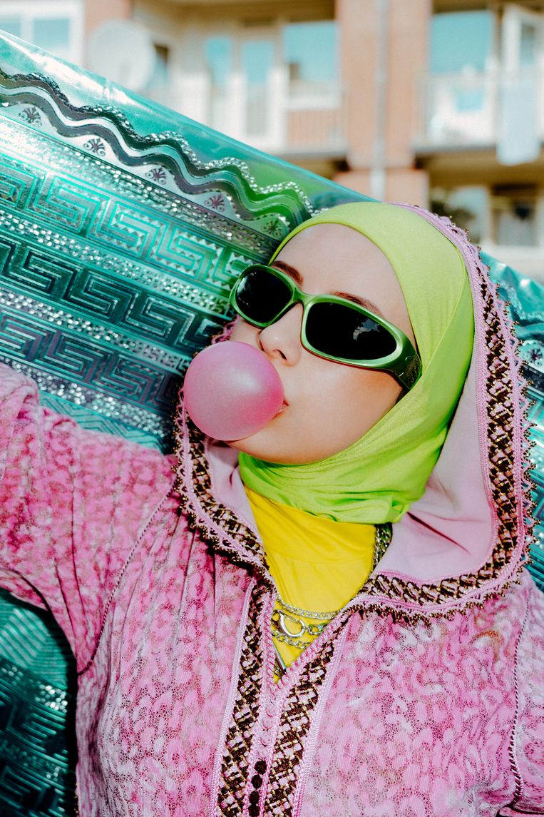 Hoofdpersoon Khadija heet ‘Kat’ in de serie. Beeld Rogier Alexander