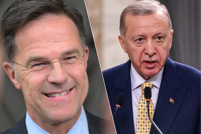 Volgens 'Bloomberg' mag Mark Rutte zich morgen aan (belangrijke) steun uit Turkse hoek verwachten.