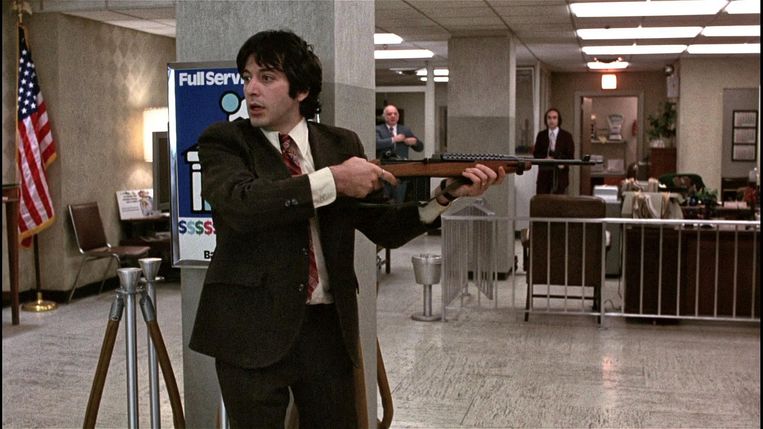 Al Pacino in ‘Dog Day Afternoon’ Beeld 