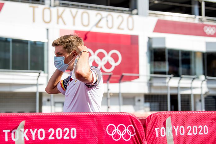 Comme Remco Evenepoel, de nombreux athlètes sont arrivés en avance à Tokyo pour s'acclimater.