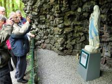 ‘Lieve jongen’ kon het niet laten: Mariabeeld in  Driebergense Lourdesgrot onherstelbaar vernield