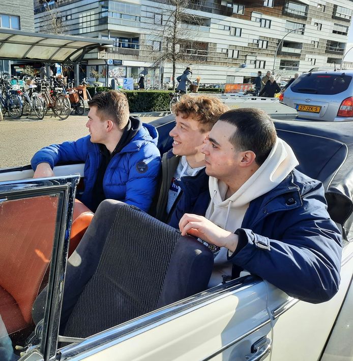 Ruben, Sven en Siyar in de Verkiezingskever in Zwolle
