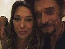 Moment de tendresse entre Laura et Johnny Hallyday