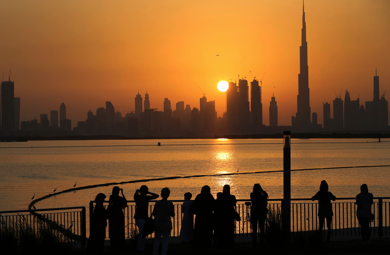 De skyline in Dubai Beeld AP