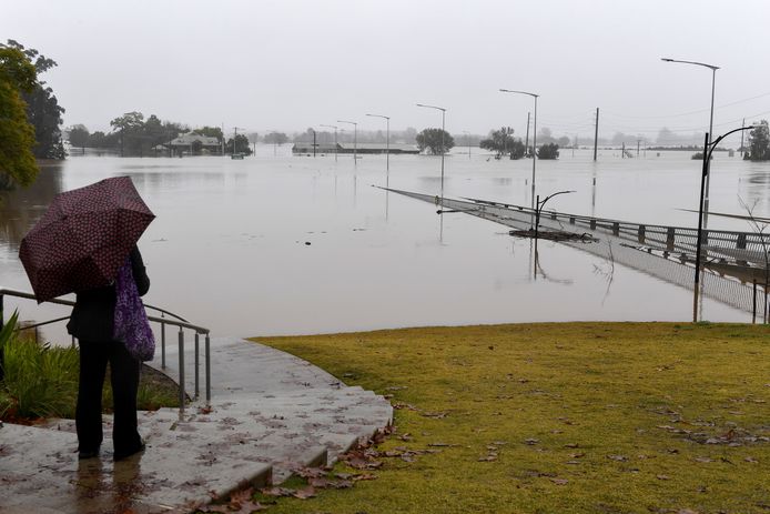 Overstromingen in de Hunter-streek in Australië