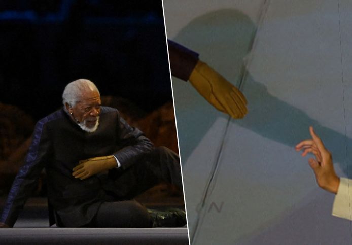 Morgan Freeman hand