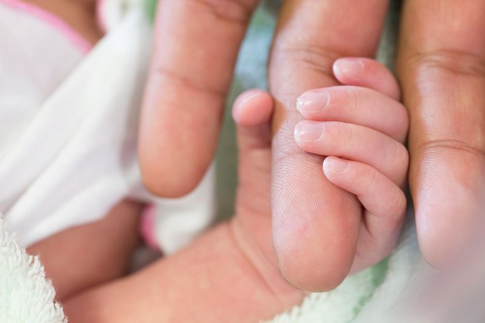 De baby was meer dan welkom!