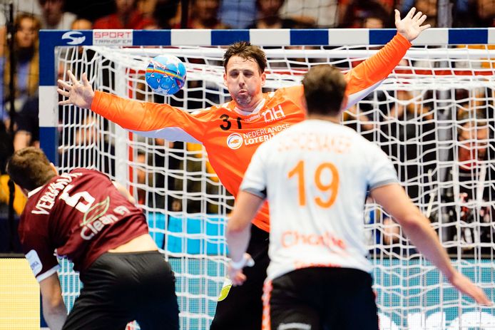Gerrie Eijlers was begin 2020 nog Oranjekeeper, maar stopte niet lang daarna met handballen.