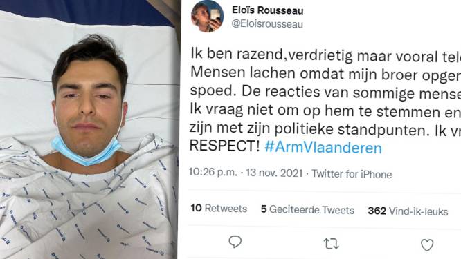 Zus Conner Rousseau “razend” nadat broer met spoed naar ziekenhuis moest: "Reacties van sommige mensen zijn walgelijk”