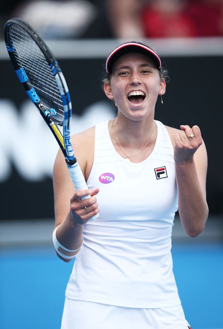 Elise Mertens - Photos of Elise Mertens And David Goffin At Hopman Cup