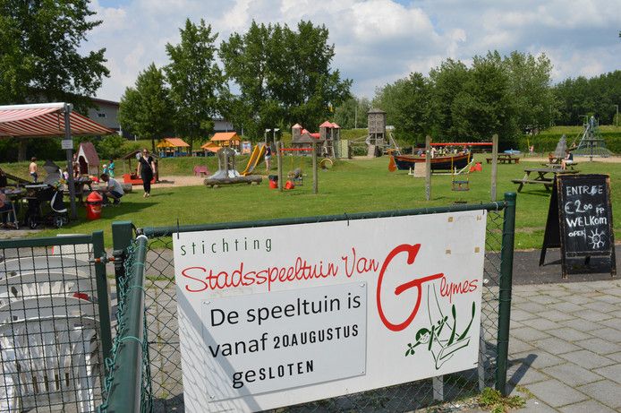 Stadsspeeltuin Van Glymes in Bergen op Zoom blijft dit seizoen toch nog open.