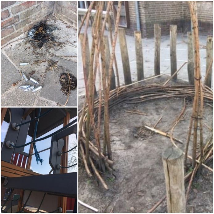 Op het schoolplein van De Klimboom in Eindhoven zijn de afgelopen weken diverse vernielingen gepleegd.