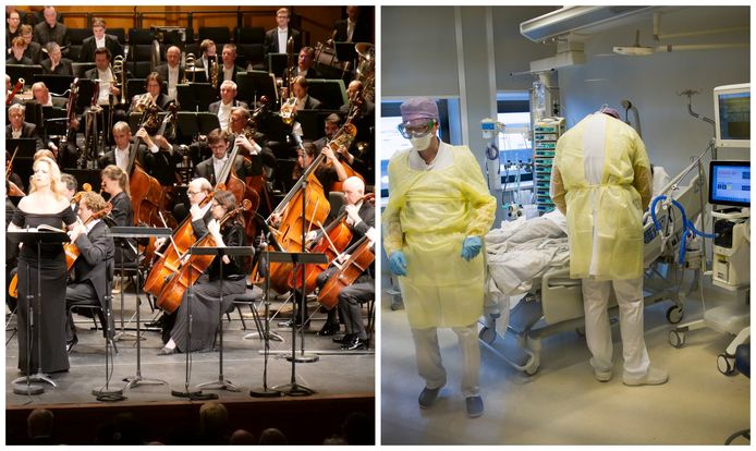 Het Rotterdams Philharmonisch Orkest en een operatiekamer in het Erasmus MC gaan normaal niet samen, maar muziek als medicijn wordt wel steeds vaker gebruikt.