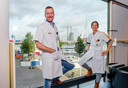 KNO-arts Willem Kelders en neuroloog Liselotte Ruts in het nieuwe Duizeligheidscentrum Rotterdam aan het Willemsplein.