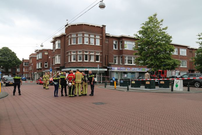 De recherche deed onderzoek in het lab