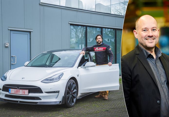 Vlaanderen raakt niet uitgepraat over Jurgen (47) die zijn Tesla inruilt voor een benzineauto.