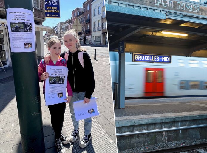 Valeria (11) uit Duitsland hing 900 posters op in de buurt van het station Brussel-Zuid nadat haar knuffel gestolen werd / Illustratiebeeld