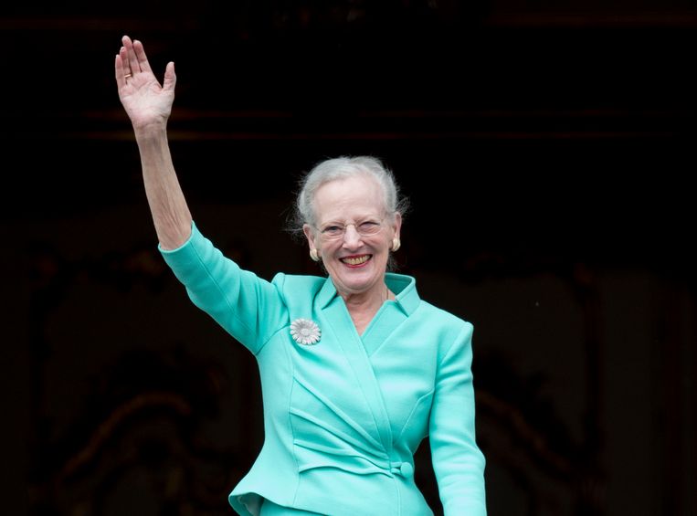 Dit zijn de mooiste foto’s van koningin Margrethe van Denemarken Beeld UK Press via Getty Images
