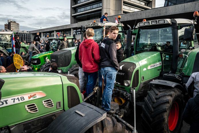 Eind oktober stonden de boeren ook al met hun tractors voor de deur van het provinciehuis in Den Bosch.