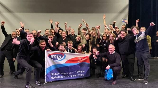 Elspeet wint in eerste divisie de Nederlandse kampioenschappen voor slagwerkensembles