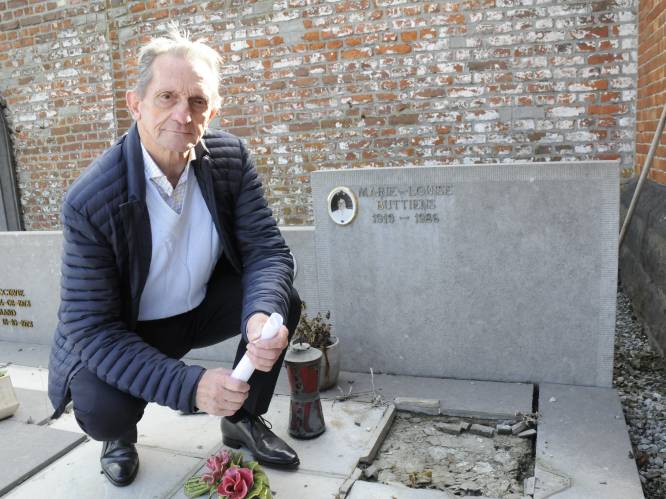 Mariabeeld van anderhalve meter staat plots niet meer op graf van mama van Ferdinand (75): “Dieven hebben het wellicht al gesmolten, maar ik doe toch een oproep”