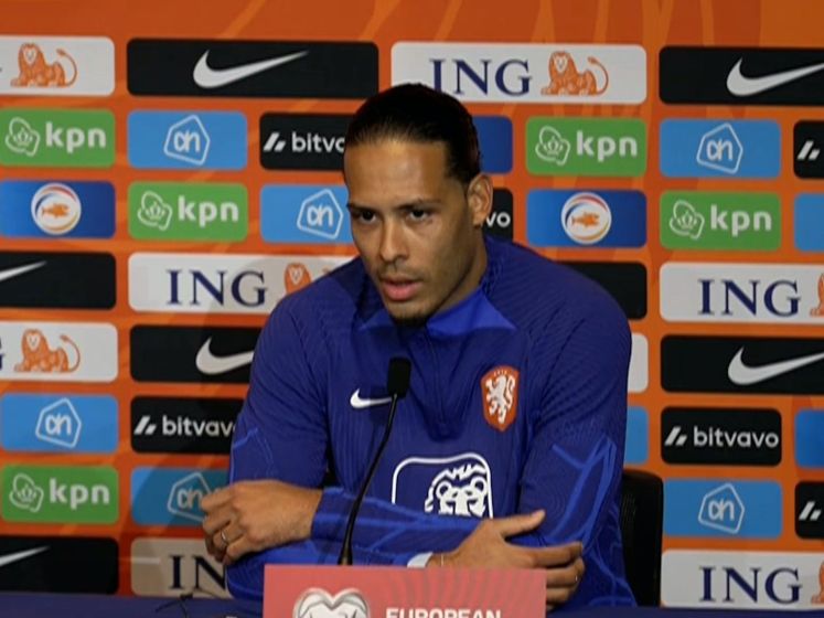 Van Dijk na ziektegolf bij Oranje: 'Ik heb lekker gegeten'