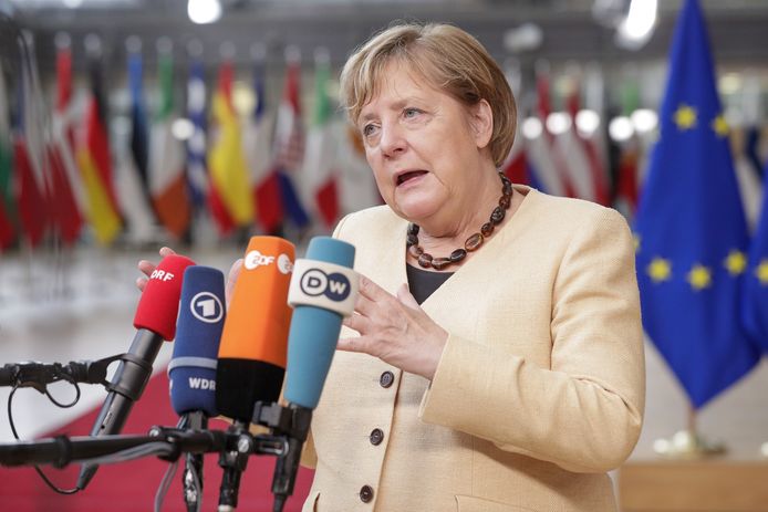 De Duitse bondskanselier Angela Merkel.