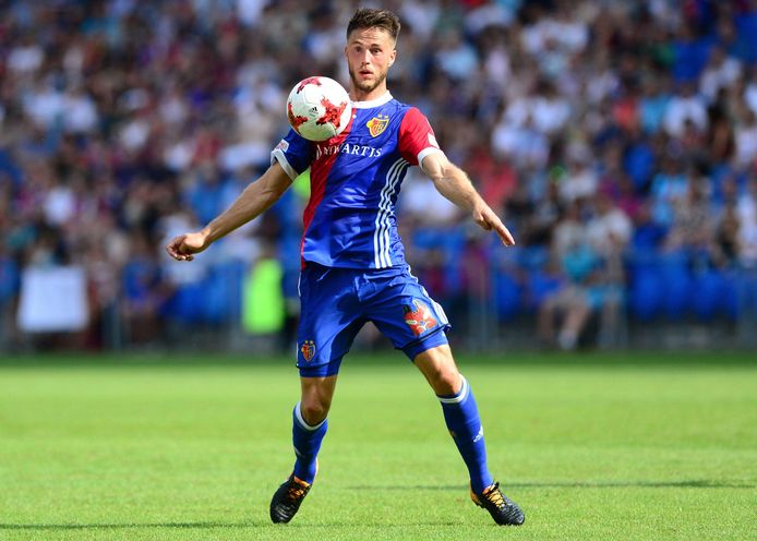 Ricky van Wolfswinkel eerder dit seizoen in actie voor FC Basel.