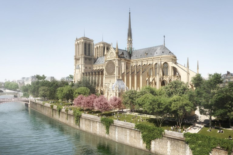 De Belg Bas Smets mag de omgeving van de Notre-Dame herinrichten. Dat heeft Anne Hidalgo, de burgemeester van Parijs, maandagochtend bekendgemaakt. Onze landgenoot haalde het van drie andere architectenbureaus in de laatste ronde