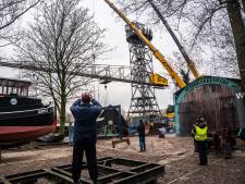 Angerense hijskraan voor Arnhemse Stadsblokkenwerf is weer compleet