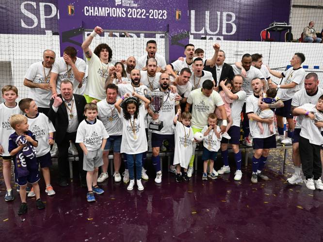 Dragan Tomic viert landstitel RSCA Futsal met honderdste goal: “Zeven minuten volstonden om de titel te pakken” 