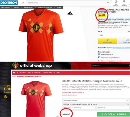 Maillot diable rouge decathlon deals