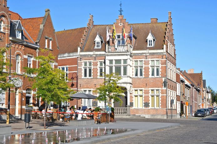 de verschillende afstanden blijven in Moorslede