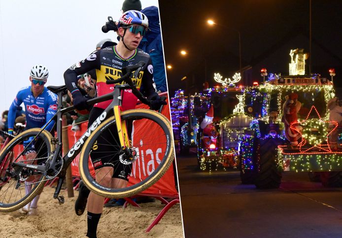 Supporter je voor van Aert en van der Poel (l.) in Diegem of ga je naar de tractorstoet (r.) in Londerzeel?