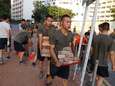 Chinese soldaten voor het eerst in lange tijd op straat in Hongkong om barricades op te ruimen