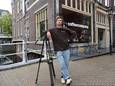 Delft / Coffee Company / fotograaf Liam McClain, waarvan zijn spullen in de binnenstad zijn gestolen