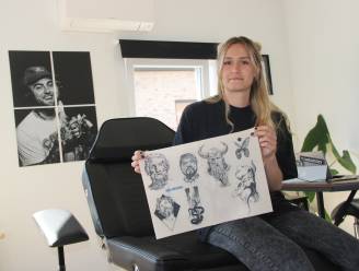 NET OPEN. Leerkrachte Marie-Heleen (27) opent eigen tattoostudio boven barbier: “Al van kleins af aan gefascineerd door tekenen”