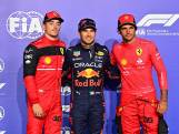Perez verrast vriend en vijand met eerst pole, Verstappen vierde achter Ferrari's