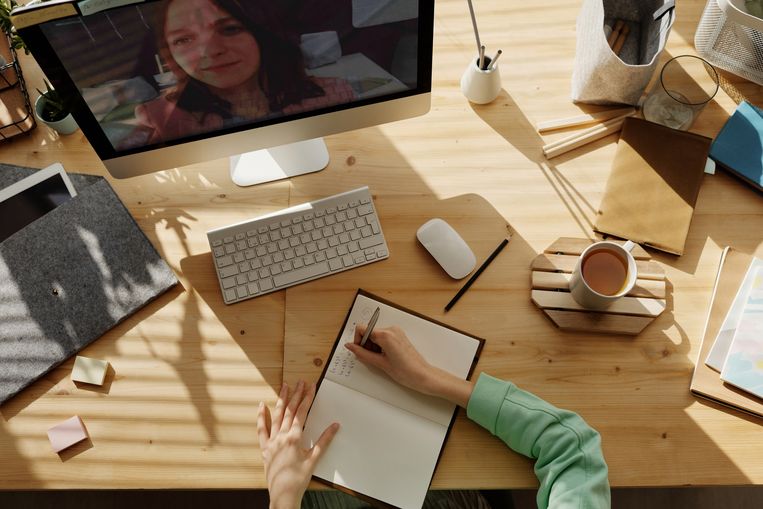 Videomeeting. Beeld Pexels
