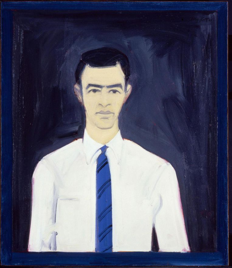Alex Katz, zelfportret, 1960 Beeld Axa US