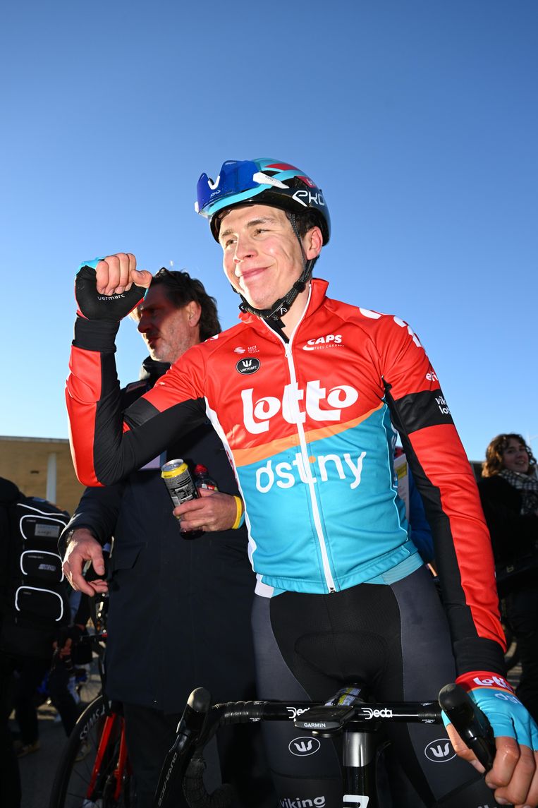 ‘Ik heb het voor Arnaud De Lie. In zijn plaats was ik wel vertrokken bij Lotto-Dstny, zo’n renner komt beter tot zijn recht bij een grote ploeg.’ Beeld PRESSE SPORTS