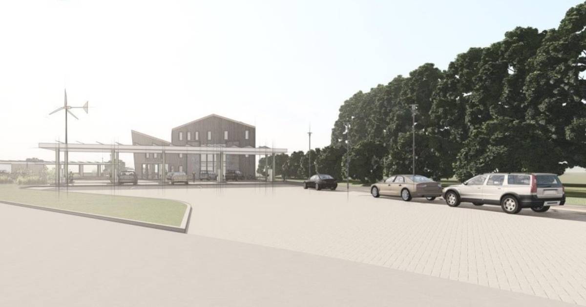 Tankstation ondergaat ingrijpende verandering: ‘mobiliteitshub’ met laadplein en hotel