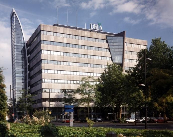Het hoofdkantoor van DELA in Eindhoven.
