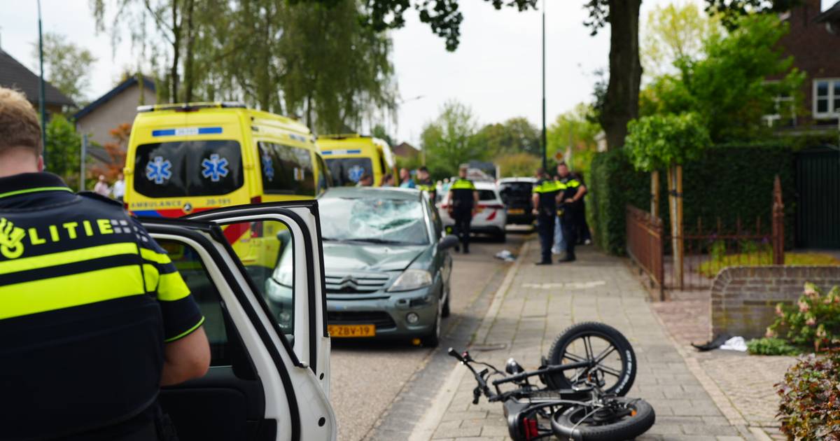 Jongen op fatbike zwaargewond na botsing met auto in Kaatsheuvel.