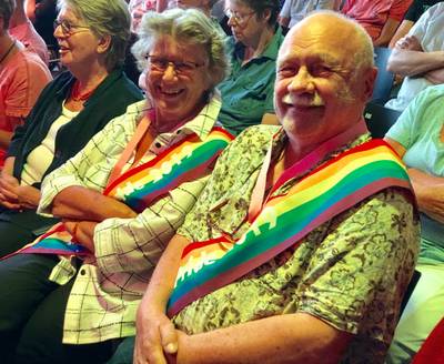 Nijmegenaar Clem Bongers (80) mag zich Mr Senior Pride 2019 noemen