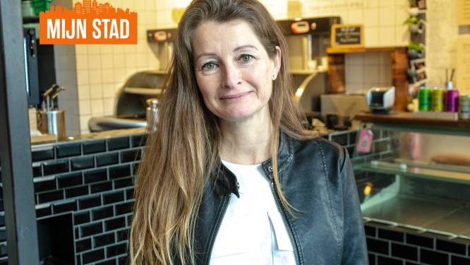 MIJN STAD.  Isolde Van Nieuwenhuyze (44) van De Frietketel: “Ik voel me geen veertiger tussen al dat jong volk”