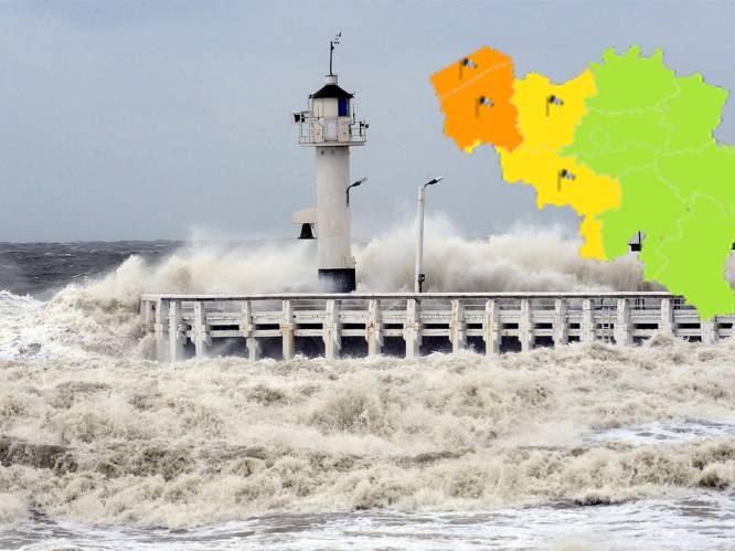 KMI waarschuwt voor storm Odette: windstoten tot 130 km/u verwacht