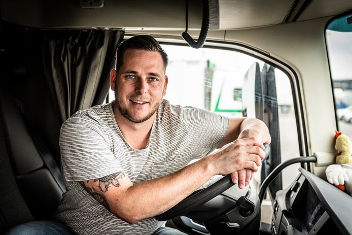 Vrachtwagenchauffeur Tommy Heineman is winnaar van de TVM Award Ridder 2020
