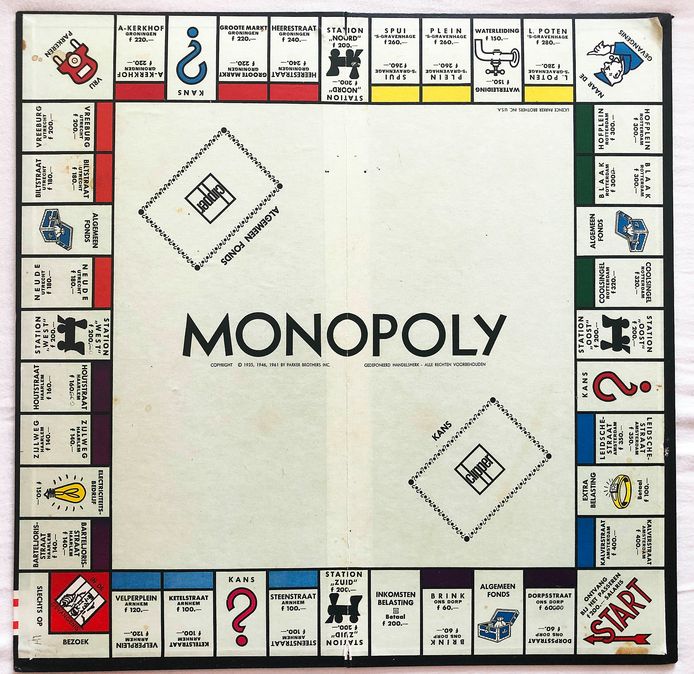 Straat Onderverdelen engel Waarom komt Leiden niet voor in Monopoly en andere steden wel? | Leiden |  AD.nl